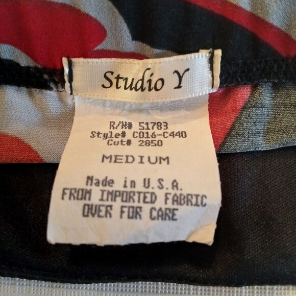 Studio Y Women's Size Medium Sleeveless Halter top Front Tie Boho Beachy Summer - Picture 5 of 6